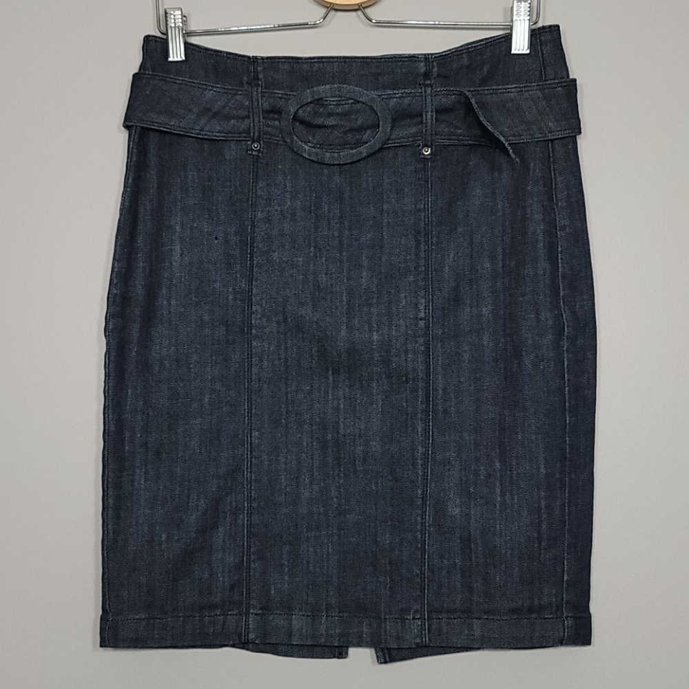 Jean Pencil Skirt, Size 8